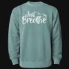 Unisex Midweight Pigment-Dyed Crewneck Sweatshirt Thumbnail