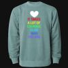 Unisex Midweight Pigment-Dyed Crewneck Sweatshirt Thumbnail