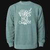 Unisex Midweight Pigment-Dyed Crewneck Sweatshirt Thumbnail