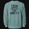 Unisex Midweight Pigment-Dyed Crewneck Sweatshirt Thumbnail