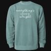 Unisex Midweight Pigment-Dyed Crewneck Sweatshirt Thumbnail