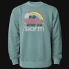 Unisex Midweight Pigment-Dyed Crewneck Sweatshirt Thumbnail