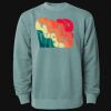 Unisex Midweight Pigment-Dyed Crewneck Sweatshirt Thumbnail