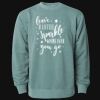 Unisex Midweight Pigment-Dyed Crewneck Sweatshirt Thumbnail