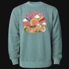 Unisex Midweight Pigment-Dyed Crewneck Sweatshirt Thumbnail
