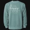 Unisex Midweight Pigment-Dyed Crewneck Sweatshirt Thumbnail