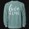 Unisex Midweight Pigment-Dyed Crewneck Sweatshirt Thumbnail