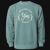 Unisex Midweight Pigment-Dyed Crewneck Sweatshirt Thumbnail