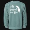 Unisex Midweight Pigment-Dyed Crewneck Sweatshirt Thumbnail