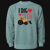 Unisex Midweight Pigment-Dyed Crewneck Sweatshirt Thumbnail