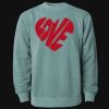 Unisex Midweight Pigment-Dyed Crewneck Sweatshirt Thumbnail