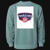 Unisex Midweight Pigment-Dyed Crewneck Sweatshirt Thumbnail