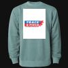 Unisex Midweight Pigment-Dyed Crewneck Sweatshirt Thumbnail