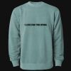 Unisex Midweight Pigment-Dyed Crewneck Sweatshirt Thumbnail