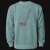 Unisex Midweight Pigment-Dyed Crewneck Sweatshirt Thumbnail